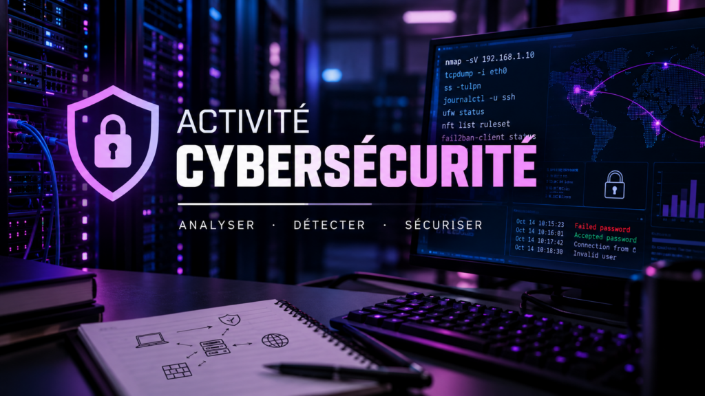 Activité cybersécurité – Défense d’une infrastructure sous attaque